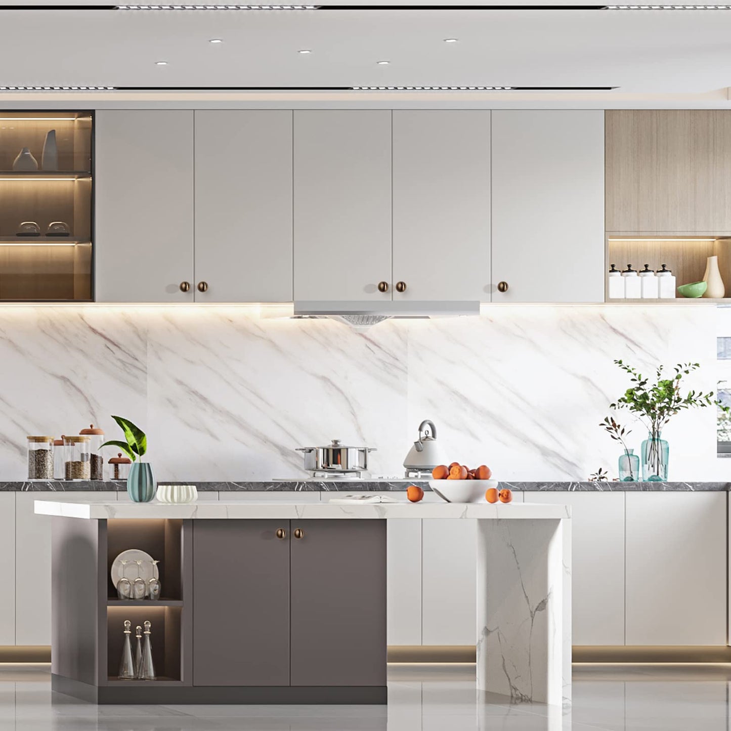 Asidrama 30 Pack Champagne Bronze Kitchen Cabinet Knobs Drawer Cabinet Hardware Zinc Knobs for Dresser Drawers