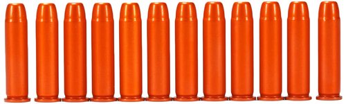 A-Zoom 357 MAG SNAP Cap, Orange, 12PK