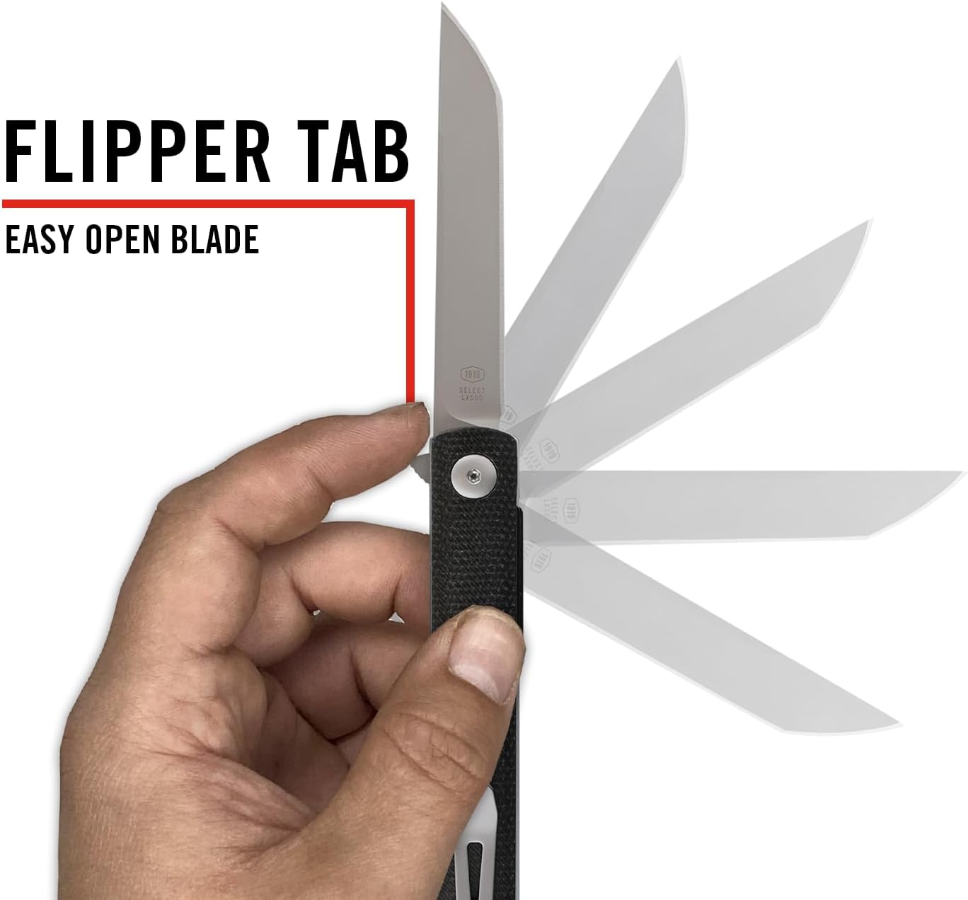 EDC Folding Pocketknife with Tanto Blade | Coast Founder's Collection Gentleman's Knife