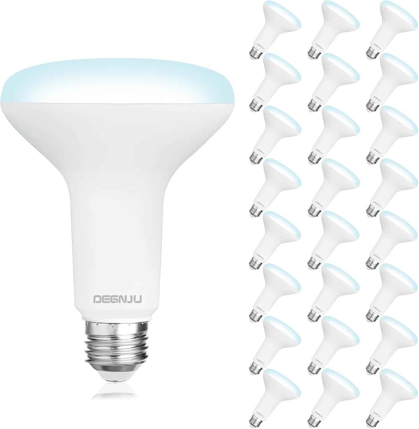 BR30 LED Flood Light Bulbs 24-Pack, 7W Dimmable 650LM Soft White 2700K, E26 Base
