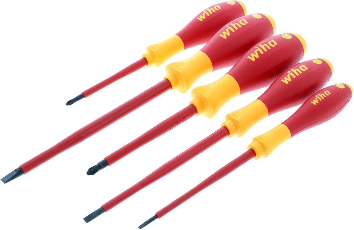 Wiha 6-Piece Insulated SlimLine PocketMax Multi-Driver Set for Safe Electrical Work