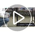 FUNYKICH Black Waterproof Camping Table 22.8x15.7 inches, Adjustable Height, Portable
