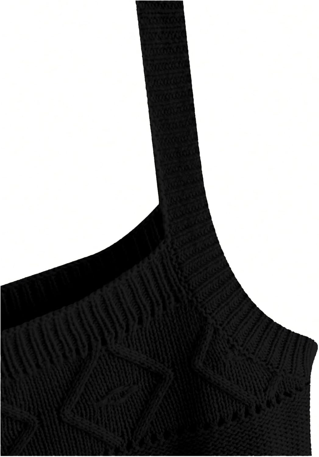 SweatyRocks Women's Sleeveless Knit Crop Tank Top - Stylish Solid Colors for Summer Wear
