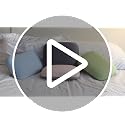 Travel Camping Pillow with Adjustable Strap & Washable Cover - Compact Portable Support