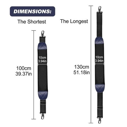 Barudan Golf Bag Strap Replacement Universal Single Shoulder Strap fits for All Brand Golf Bags
