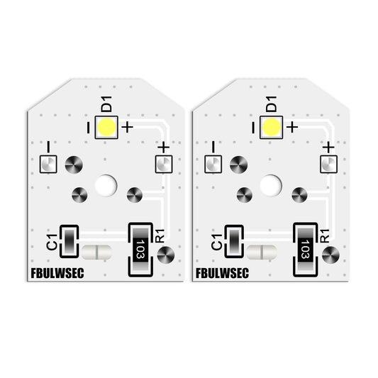 New Upgraded WR55X11132 WR55X25754 GE Refrigerator LED Light Bulb Replace WR55X30602 WR55X26486 PS4704284 3033142 EAP12172918 AP6261806(2 Pack)