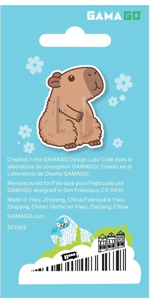 GAMAGO Capybara Shaped Bandages Kids & Kidults - Set of 20 Individually Wrapped Self Adhesive Bandages - Sterile, Latex-Free & Easily Removable - Funny Gift & First Aid Addition