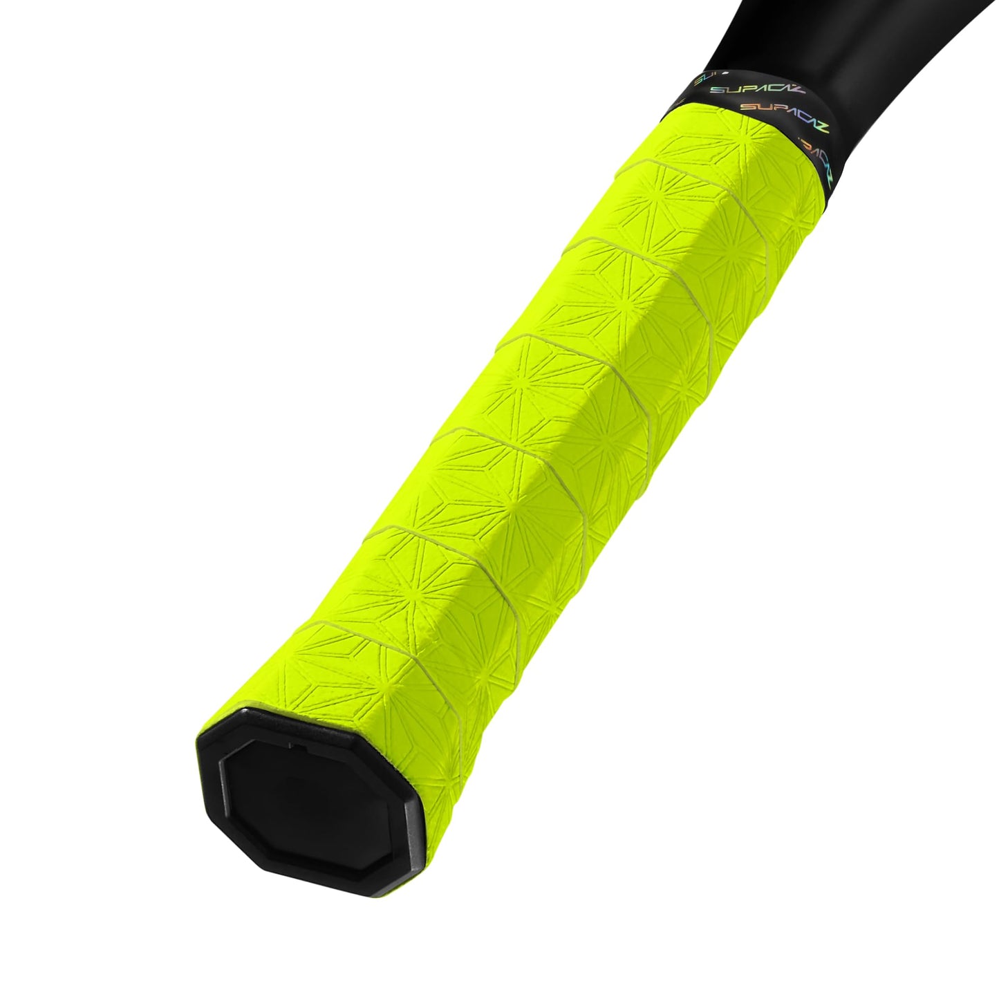 Supacaz SupaSuave Neon Yellow Tennis Overgrip - Racket Dry Overwrap - Racquet Grip Tape - Over Grip Wrap - 3pk