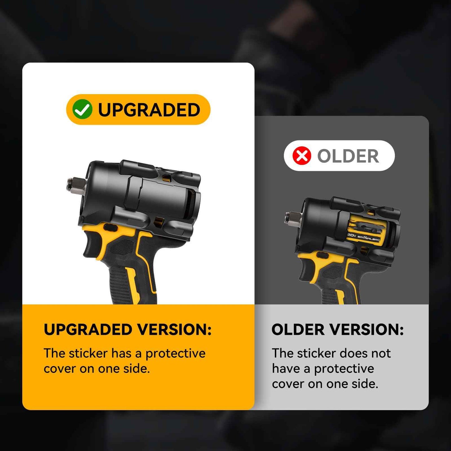 ISDOHS Protective Rubber Boot for DCF921 DCF922 DCF923