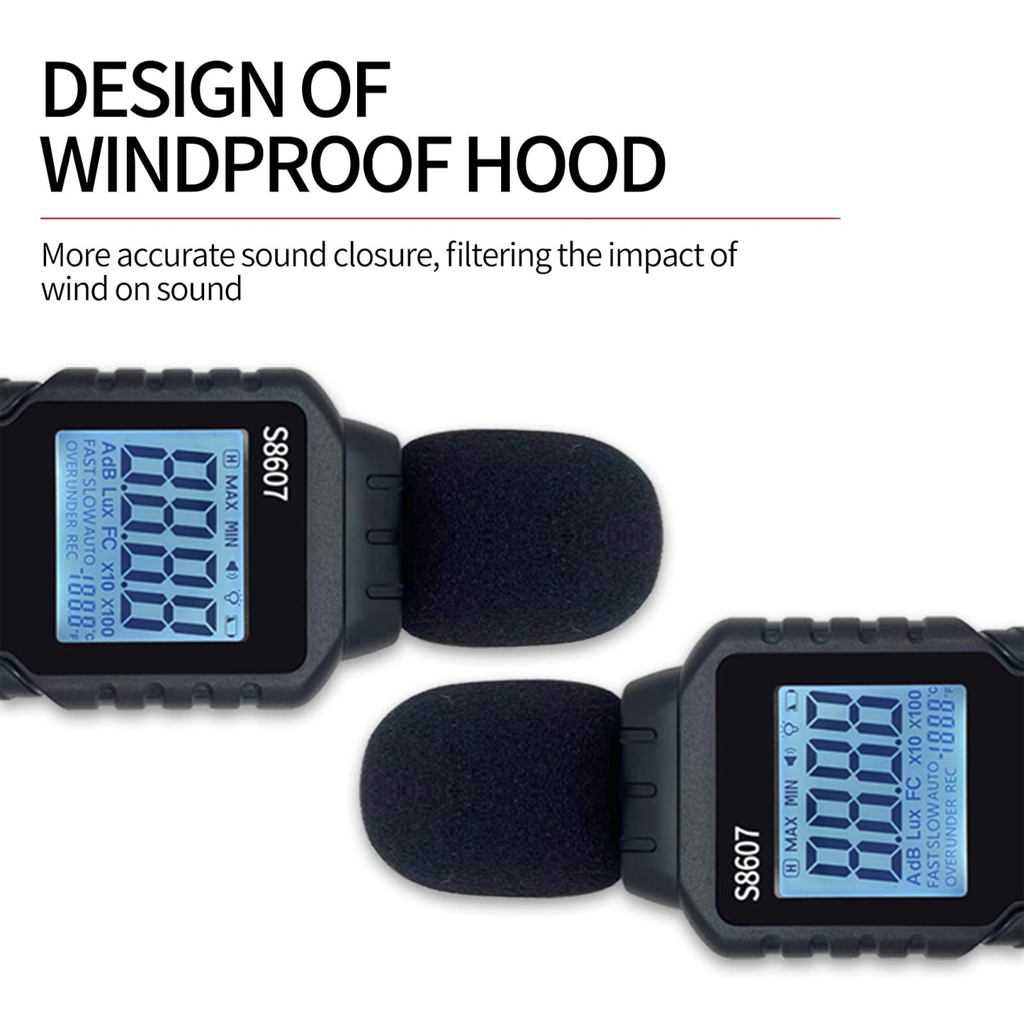 Digital Sound Level Meter,Sound Meter for Classroom Home Street,30-130dBA dB Meter to Measure Noise,Noise Decibel Reader,Audio Sound Tester,Sound Test equipmetent,Sound Measurement Device (30-130dBA)