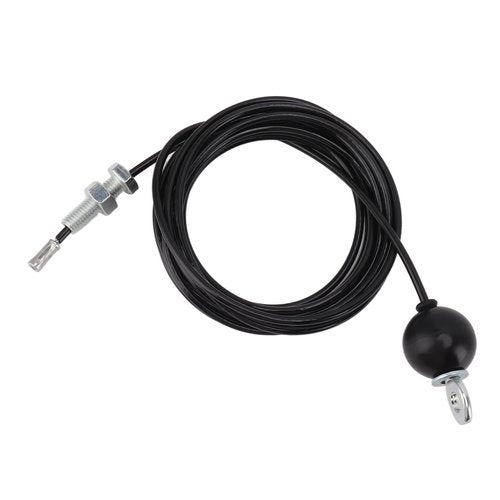Heavy Duty Fitness Pulley System Cable Adjustable Steel Wire Rope Gym Home Exercise Black (4m / 13.1ft)