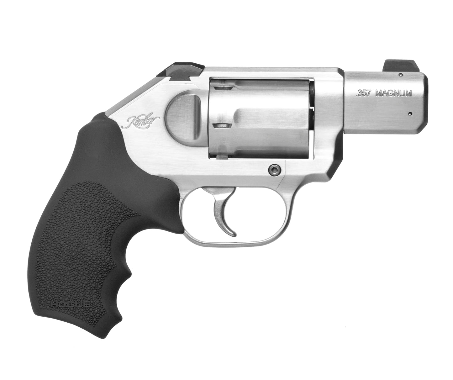Hogue OverMolded Rubber Grip for Kimber K6s DA/SA & DAO Bantam Monogrip, Black - 41000