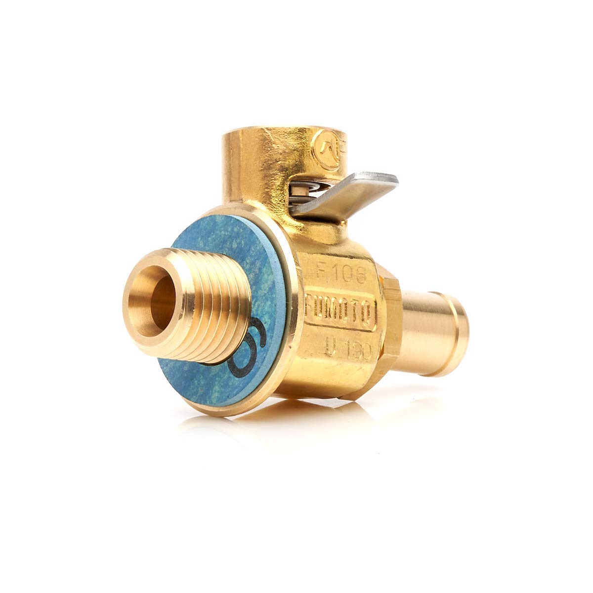 Fumoto F106N FN-Series Drain Valve with Long Nipple with Lever Clip