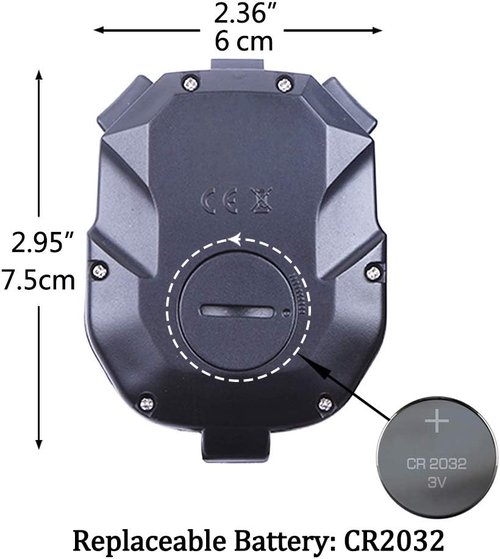 FCXJTU Digital Sports Stopwatch - 10/100 Lap Memory, Water Resistant, Extra Large Screen | Includes Battery & Lanyard