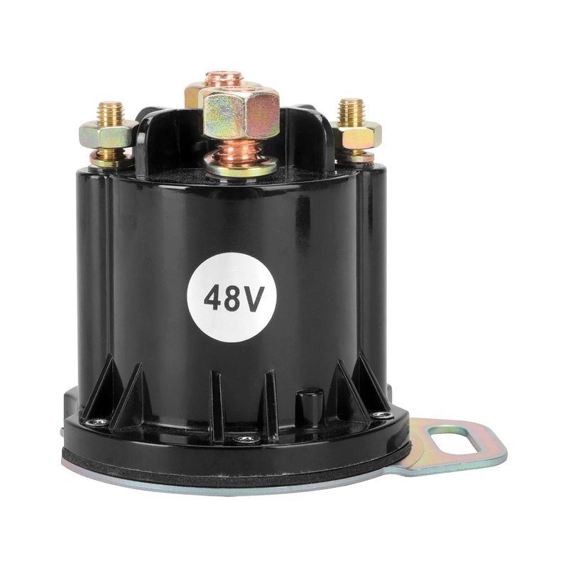 Roykaw Golf Cart Solenoid 48 Volts 150A 4 Terminal for 48-Volts EZGO RXV 2008-up Electric Golf Cart, OEM #649373?624317