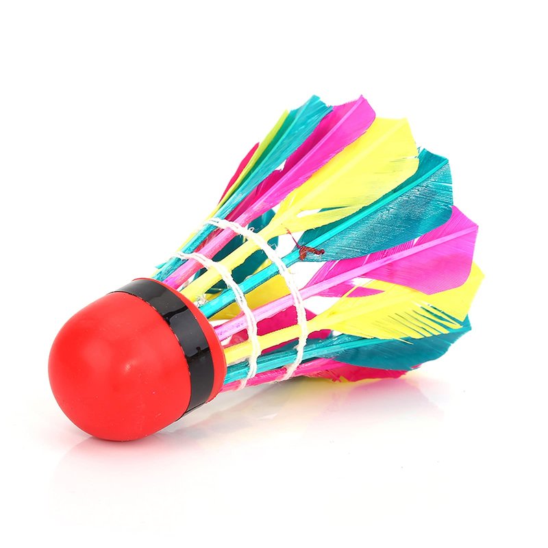 VGEBY 11Pcs Badminton Shuttlecocks, Badminton Balls Badminton Birdies Colorful Shuttlecocks Rainbow Ball Badminton for Sports Training Activities Rainbow Birdies Rainbow
