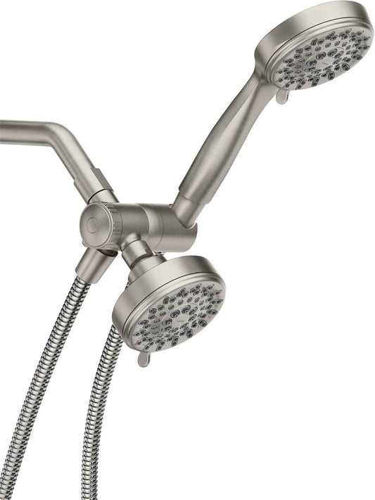 Moen Ignite 5-Function Shower Head with Handheld - Brushed Nickel, 3.75" Diameter
