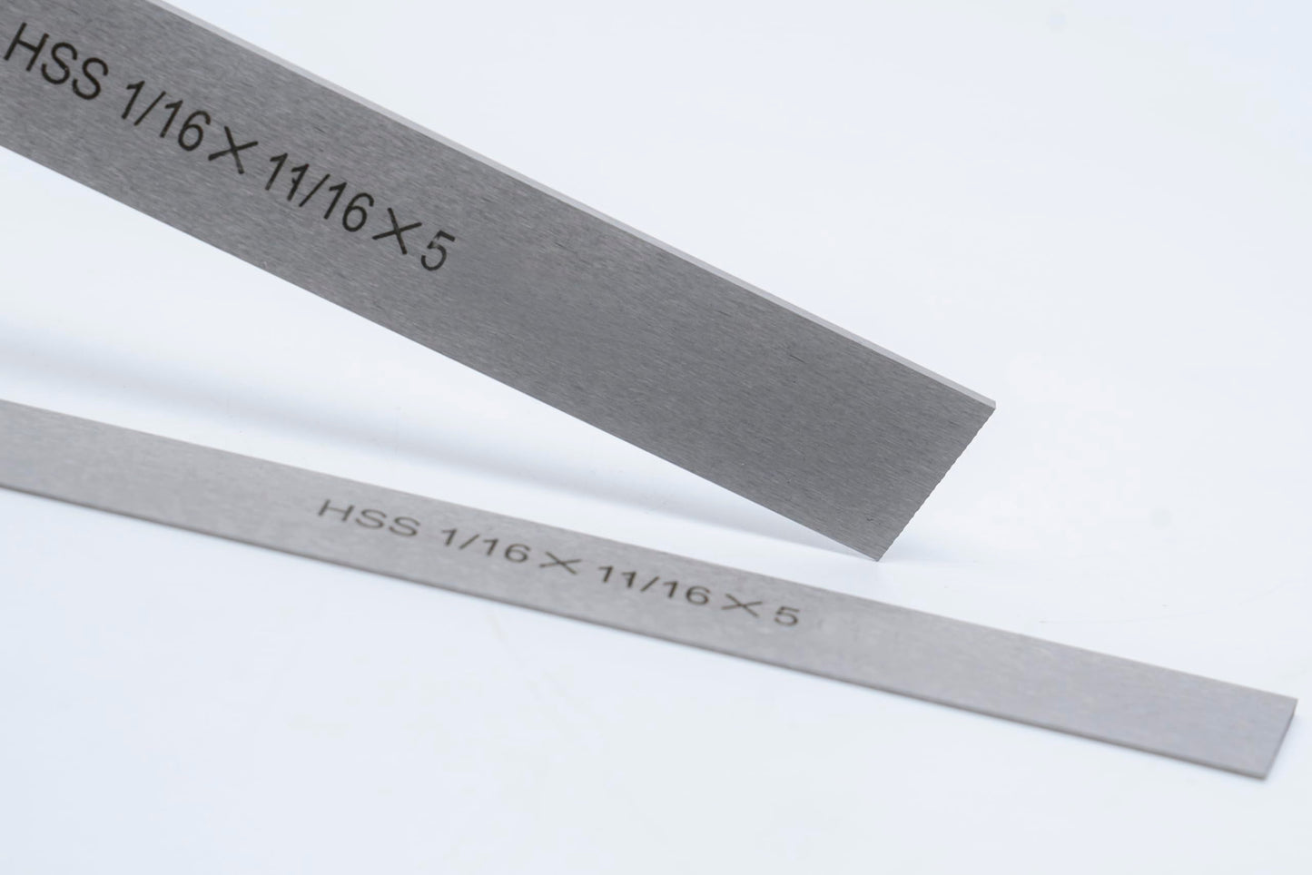 Set of 2 HSS Blades for Lathe Parting Cut Off Blade (1/16x11/16x5 Inch)