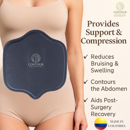 Contour Collective Ab Board Post Surgery β Premium Abdominal Compression Lipo Foam Board for Tummy Tuck & Liposuction Recovery BBL