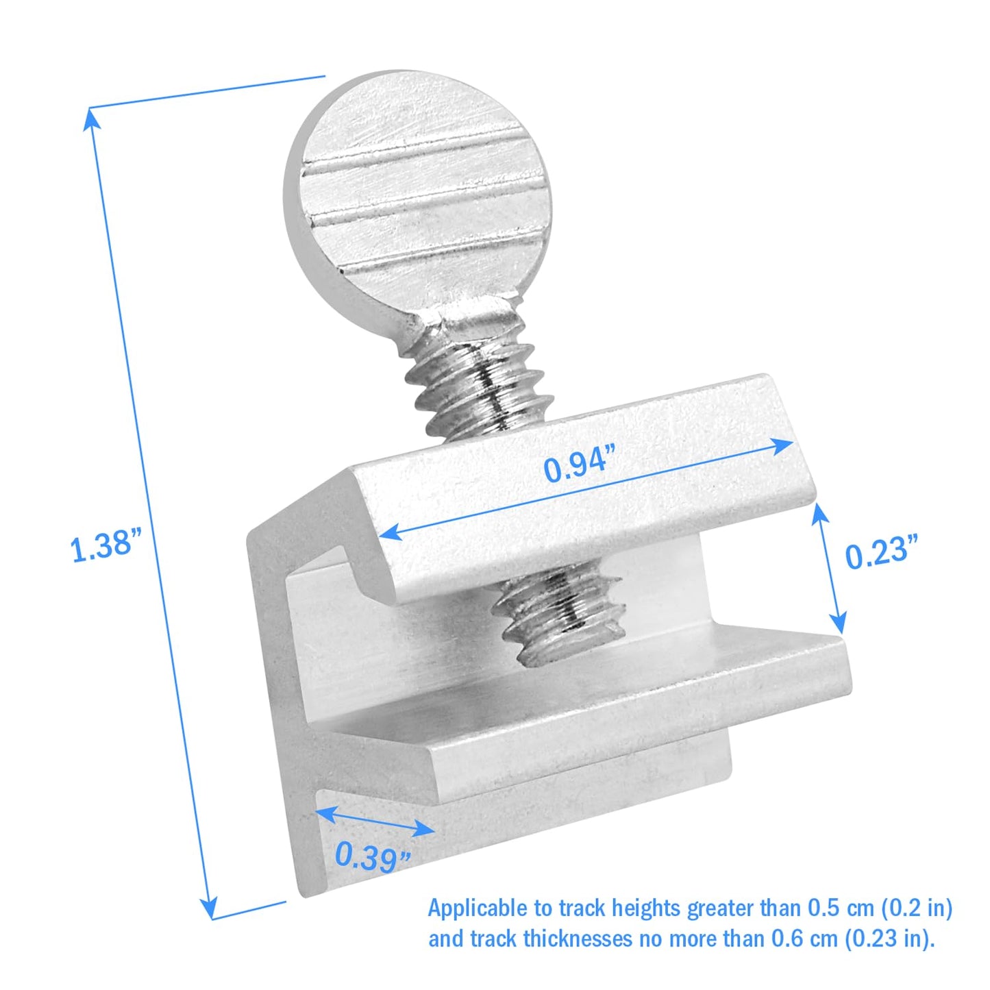 Nuk3y Sliding Window Security Locks (Aluminum, 12 Pack)