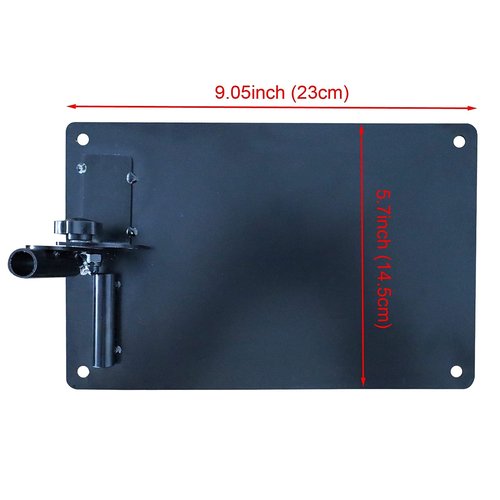Amy Sport Golf Practice Plate Swing Plan Trainer Alignment Stick Holder Durable Metal Training Equipment Golfing Accessory (1 Pack Standard Plate)