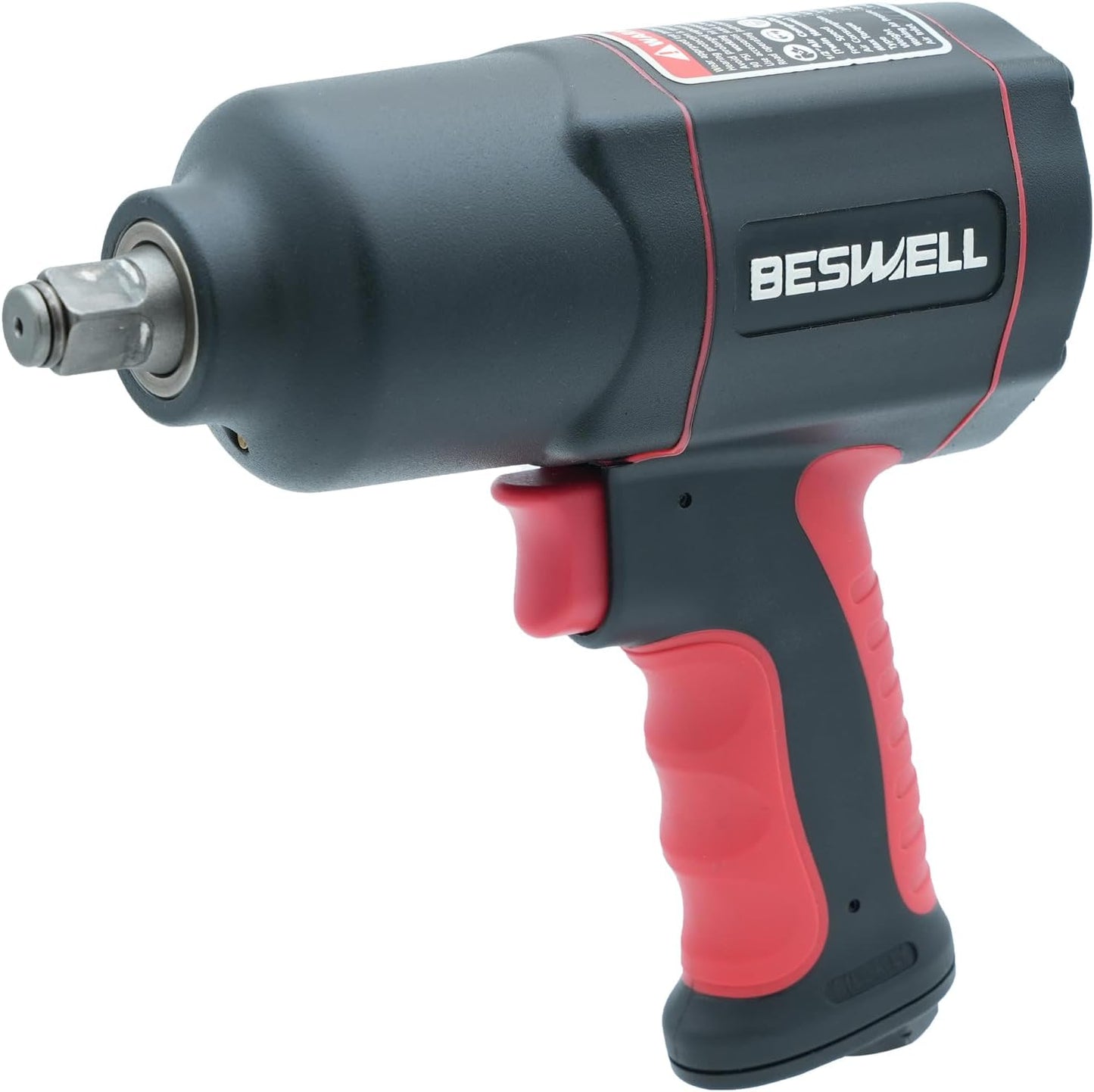 High Torque Air Impact Wrench 1/2" - 1180 Ft-Lbs Max Loosen Torque by BESWELL®