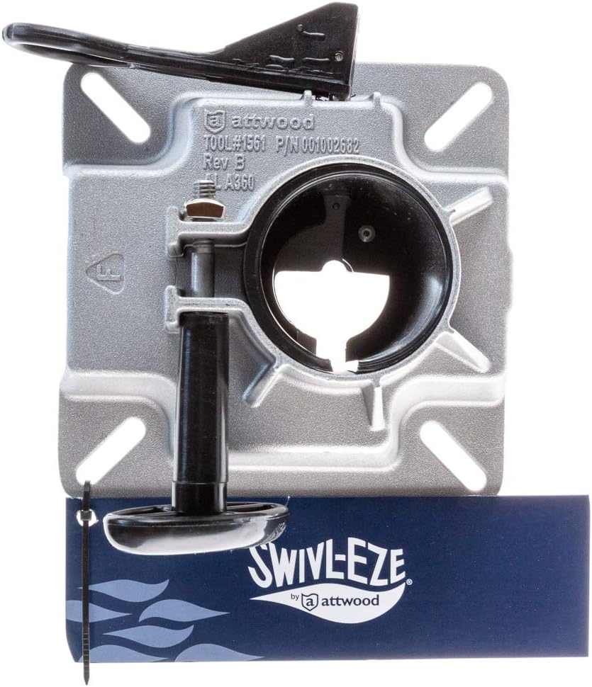 Swivl-Eze Marine Boat Seat Mount - Ergonomic Design with 3-Degree Tilt | Lakesport Series