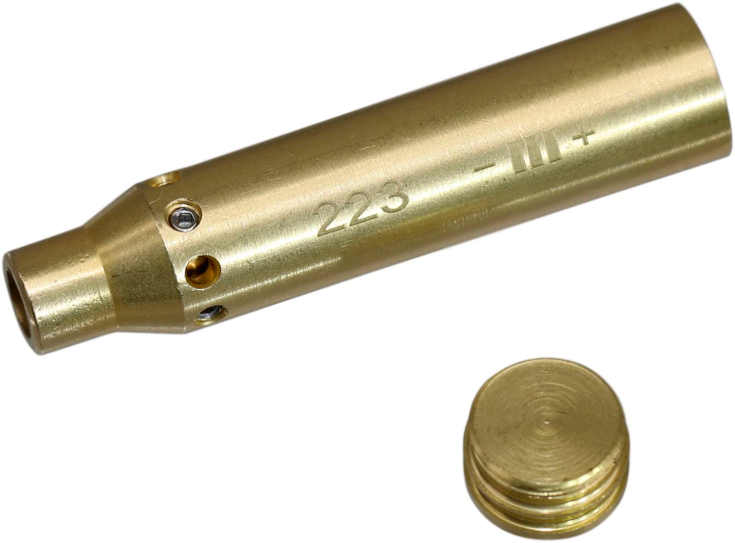 MAYMOC 223 5.56mm Bore Sight Laser Red Dot Cartridge Laser bore Sighter with 2 Sets of Batteries