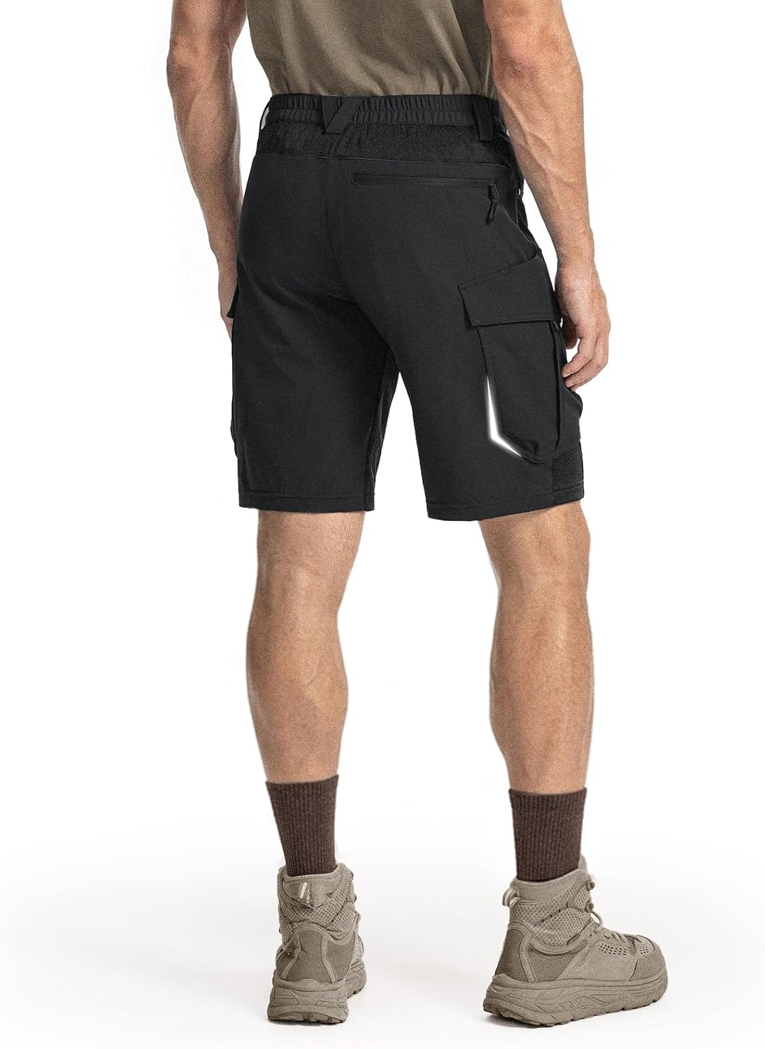 Moosehill Men's Hiking Cargo Shorts - Quick Dry Lightweight Stretch for Outdoor Adventures | 9 Pockets