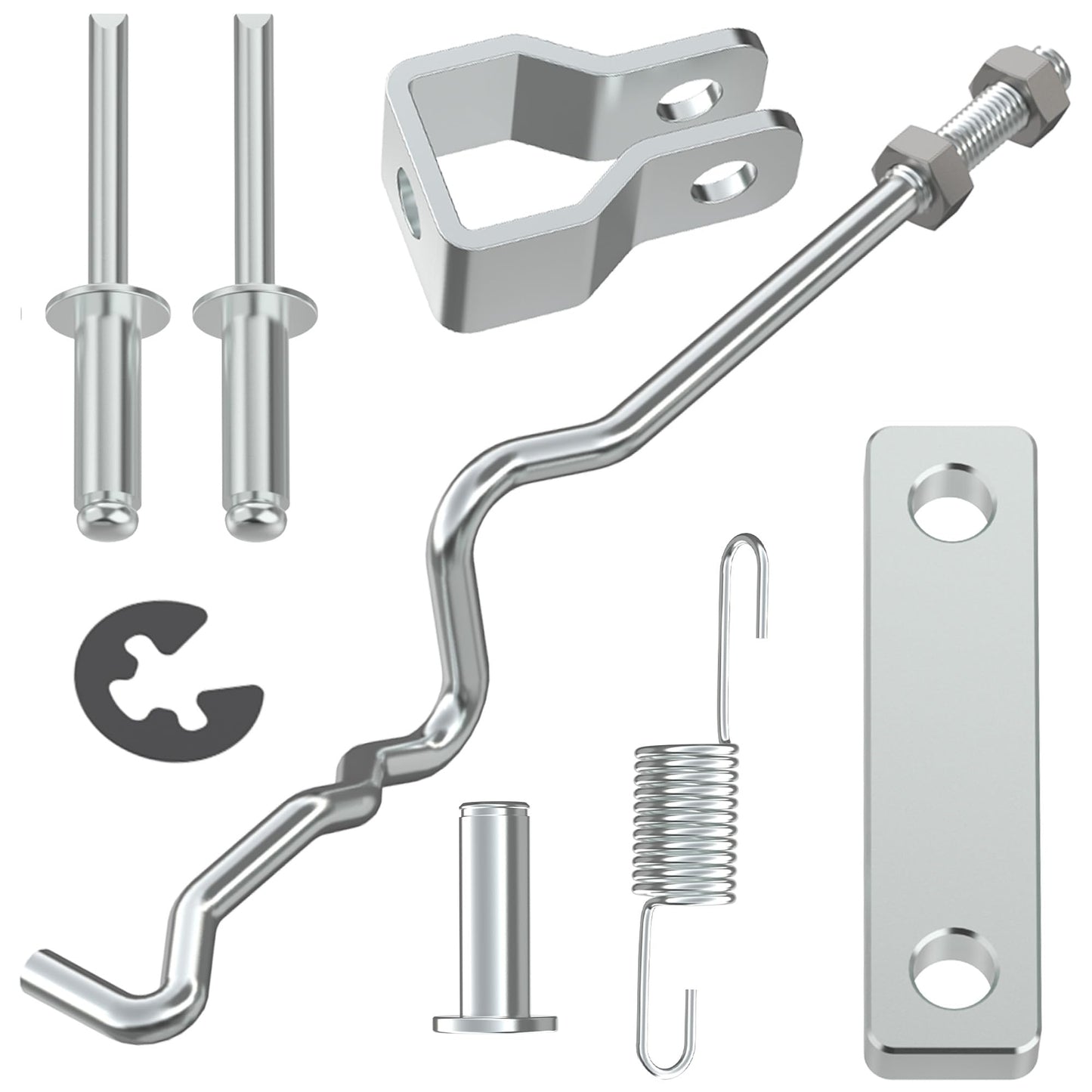10L0L Golf Cart Brake Pedal Parking Release Kit, Suitable for Yamaha G29 Drivr 2007-2012.5 Golf Cart OEM# JW1-F5659-00 JW1-F7275-00 JW1-F720G-00 JW1-F1128-00
