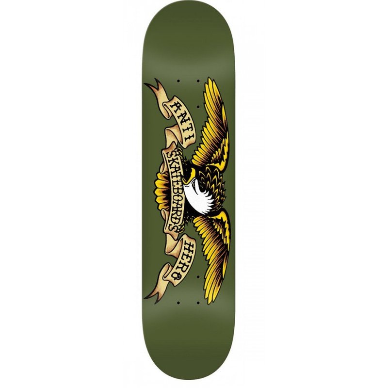 Anti-Hero Eagle Skateboard Mixed Tray Classic, Unisex, AHDK0152, Multicolored, Width: 8.38"