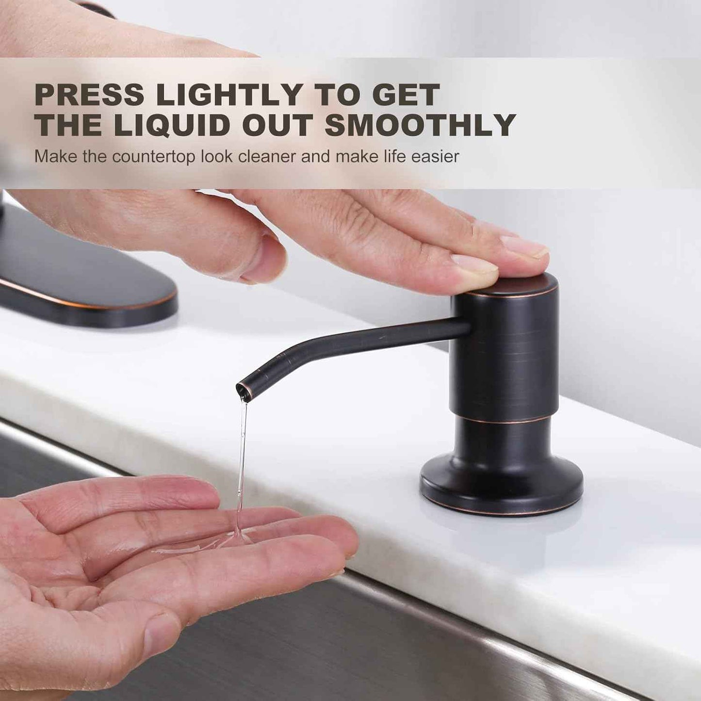 Stainless Steel Kitchen Faucet Combo with Water Filter - Brushed Nickel Sink Faucet for RO Systems