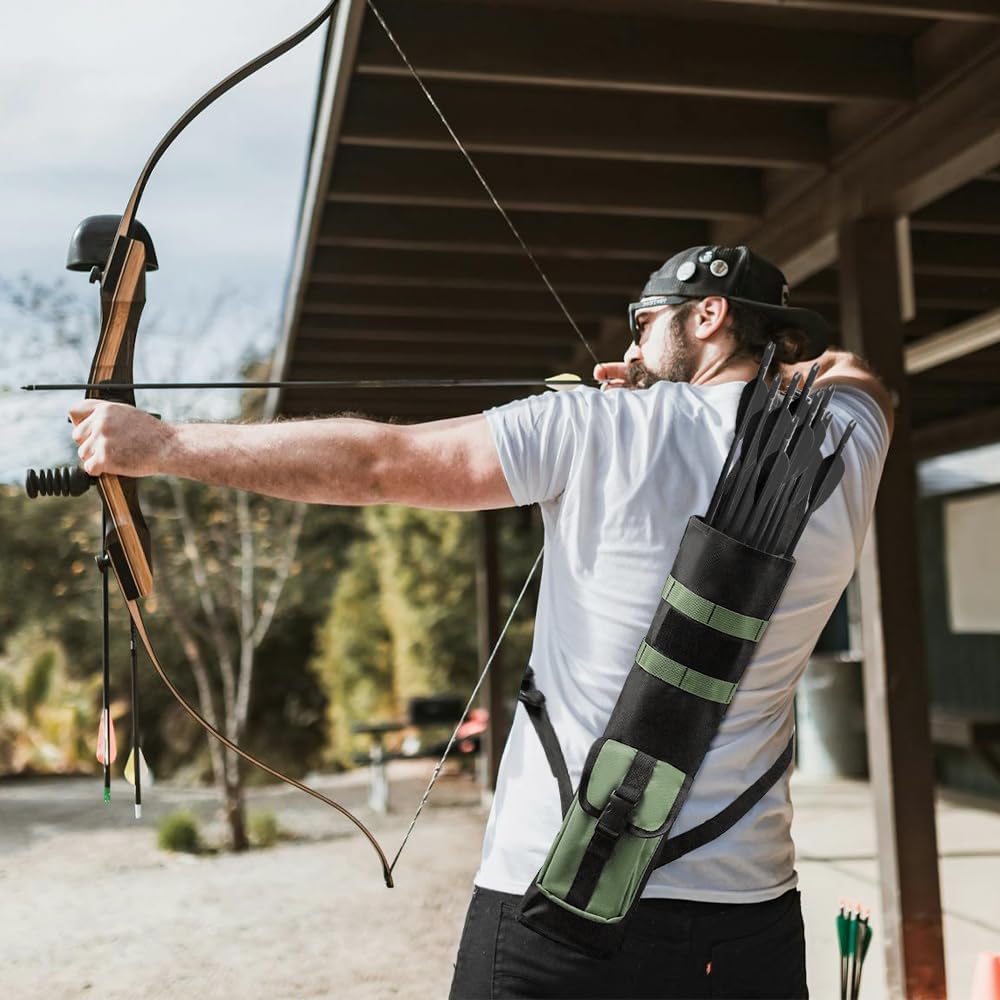 PSKOOK Archery Back Arrow Quiver - Lightweight Design for Easy Carrying | Perfect for All Archers