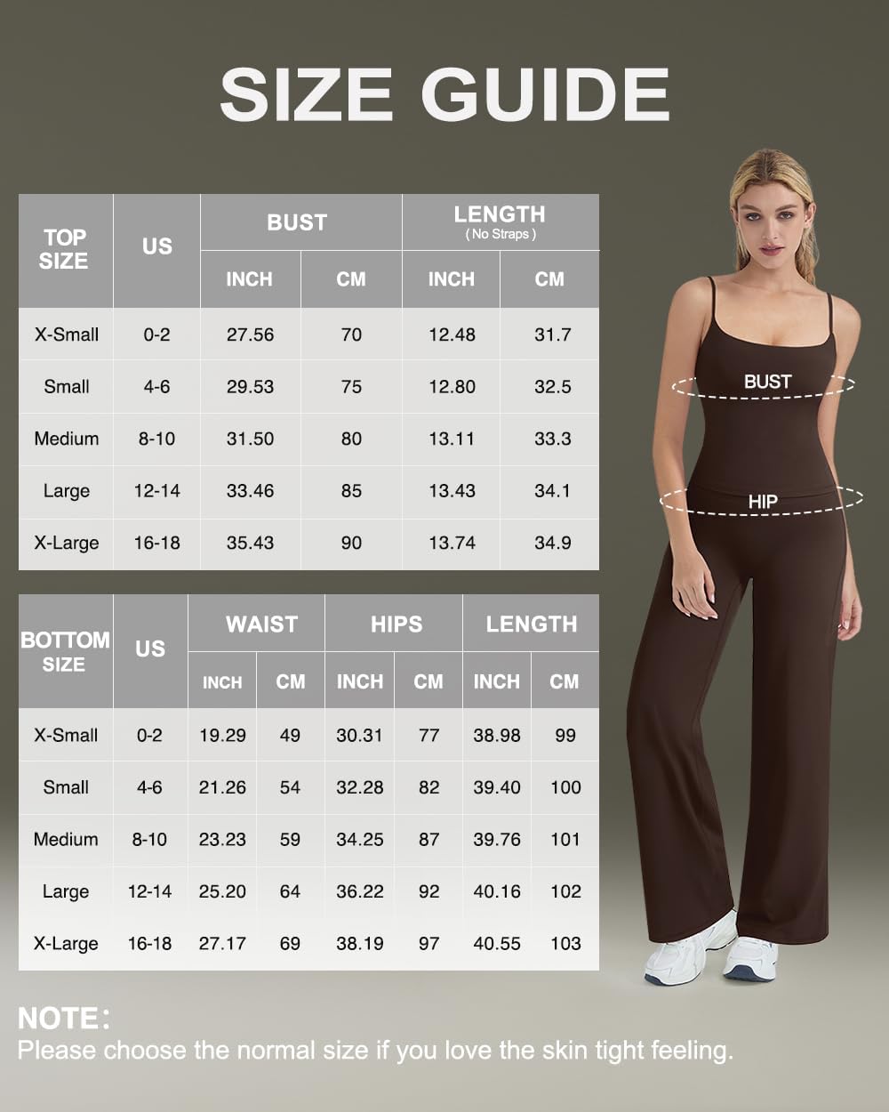 OMKAGI Workout Sets - Padded Tank Tops with Matching Straight Leg Yoga Pants for Women