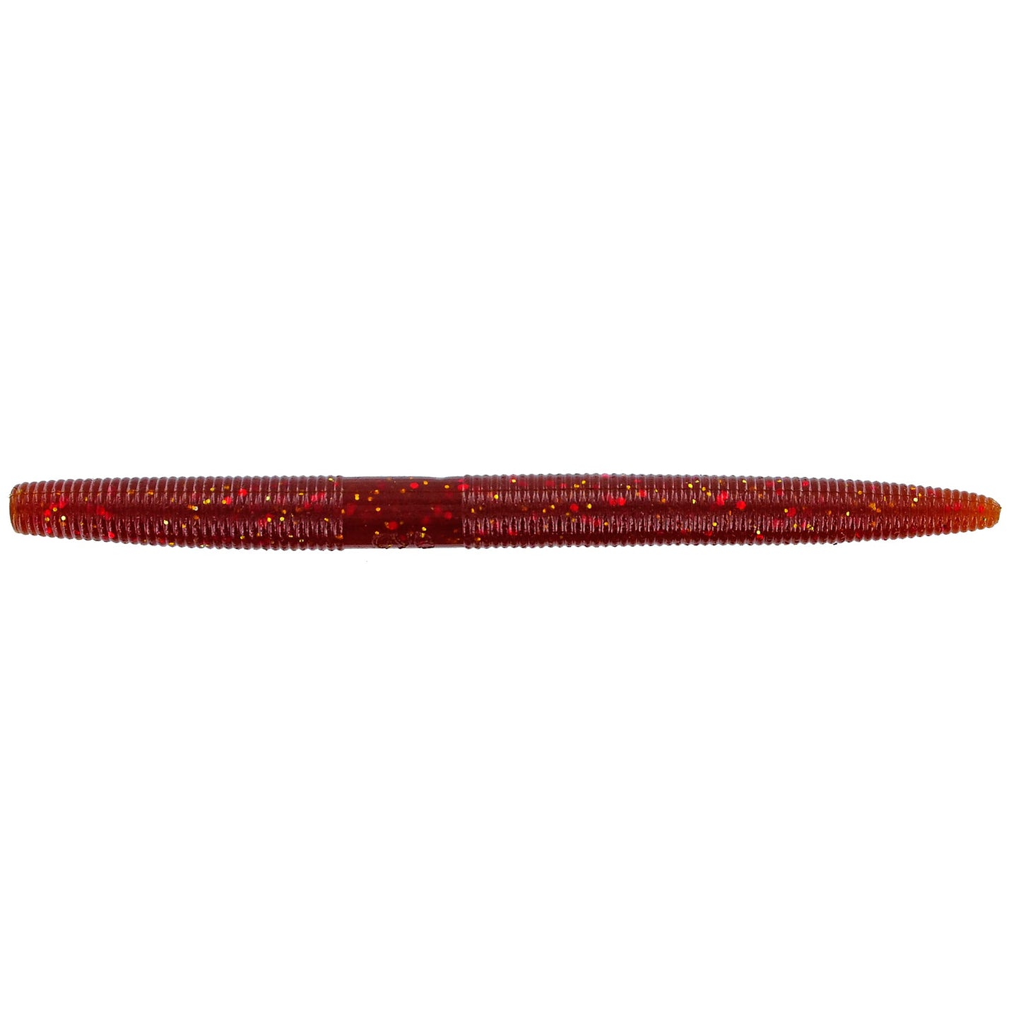 Yamamoto Gary 5" SENKO ROOTBEER W/ RED & GOLD FLAKE (10 PACK)