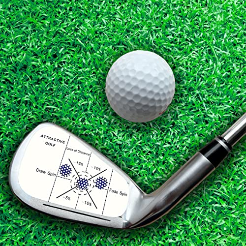 Golf Impact Tape - Club Face Stickers for Swing Training - White (200PCS)