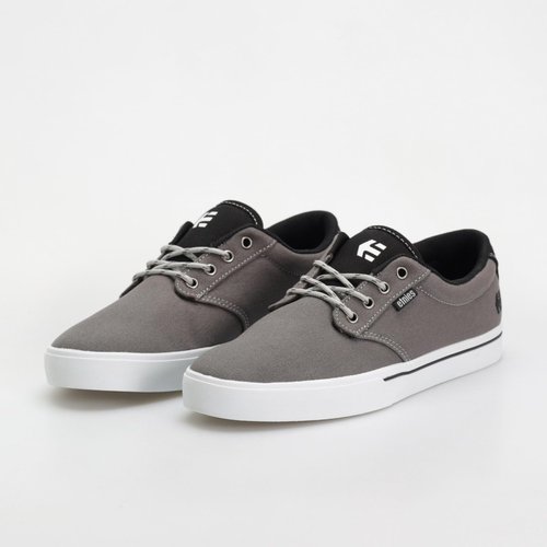 Etnies Jameson 2 Eco Sustainable Skate Style, Reinforced Cupsole, Cushioned Feel, Everyday Sneakers, Vegan - Dark Grey/Black/Red - 9.5