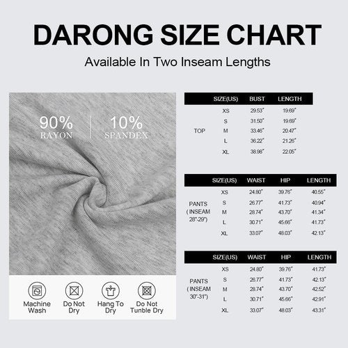 Darong Women's Summer Lounge Set - Side Ruched Crop Top & Wide Leg Pants | Comfortable & Stylish