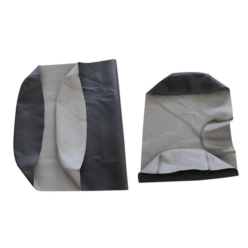 GXARTS Golf Cart Front Replacement Leather Seat Covers Black Compatible with E-Z-Go TXT Staple On Golf Cart Microfiber Leather Seat Cover