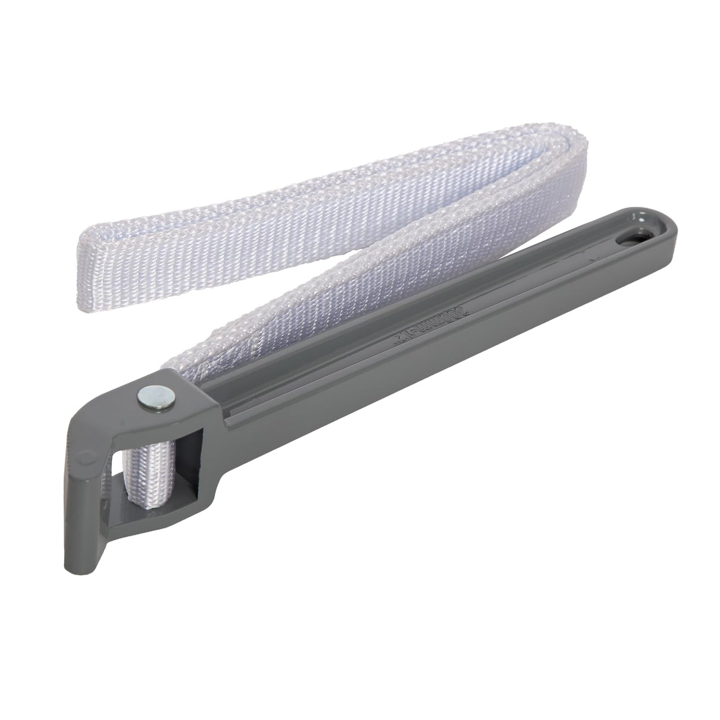 HOMEGOAL 12 Inch Handle Strap Wrench, Adjustable Anti-sliding Pipe Wrench, Oil Filter Strap Wrench, Double Layered Thickened Nylon Strap (Grey)