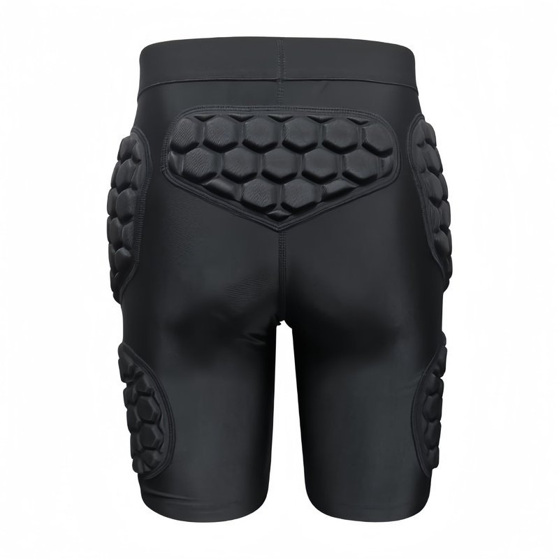 STONEKISS Padded Goalie Shorts, Sports Protective Gear for Basketball, Football, Baseball, Skate, Snowboard, Ski XL