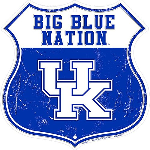 University of Kentucky Route Sign - Big Blue Nation - 12x12 inch