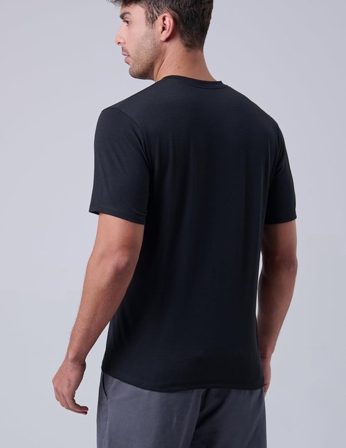 Liberty Pro Men's Casual Henley Shirts - Soft Stretch Tees for Ultimate Comfort | 3-Pack Relaxed Fit