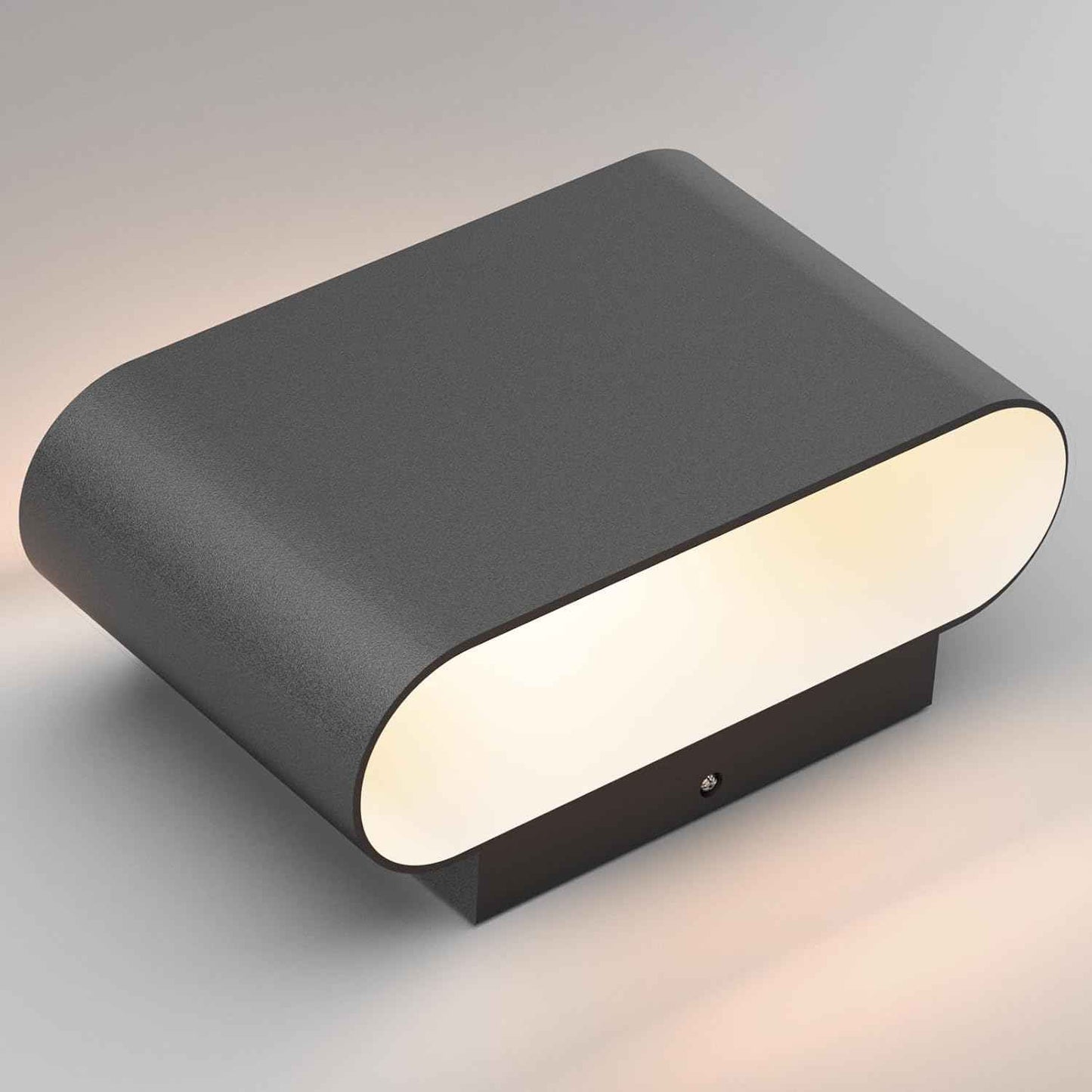 Modern Black LED Wall Sconces Set of 2 - Hardwired Up & Down Indoor Lights for Living Room, Bedroom, Hallway - Warm White 3000K (Includes G9 Bulbs)