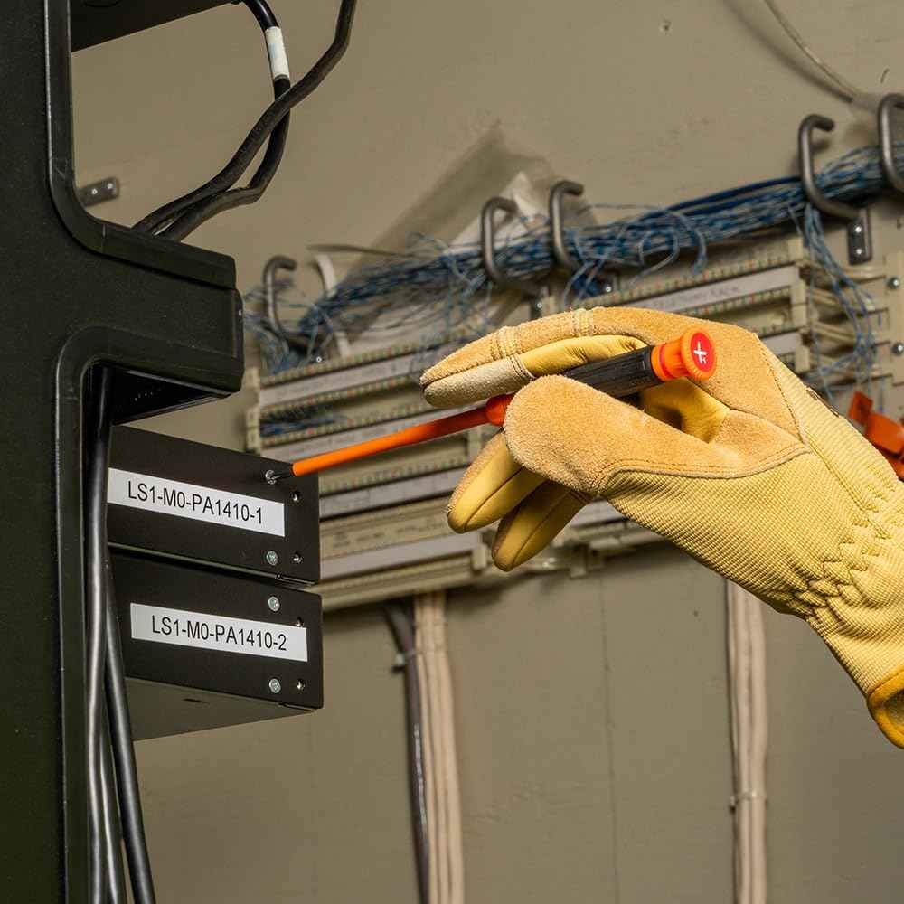 Klein Tools 85613INS Mini Precision Screwdriver Set, 1000V Rated Insulated Screwdrivers, #1 Phillips, 3/32, 1/8-Inch Slotted Tips, 3-Piece