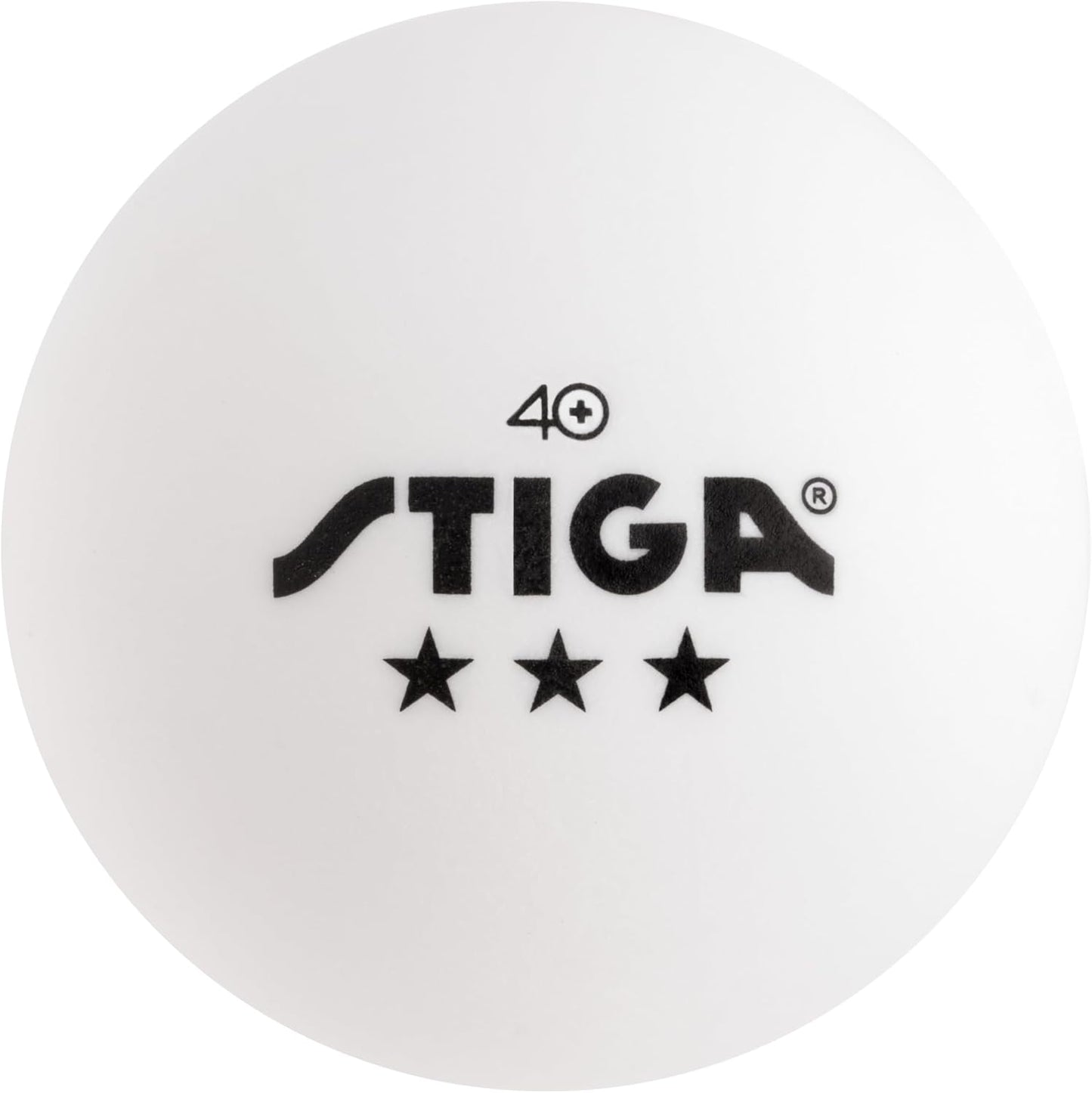 Stiga 3-Star Table Tennis Balls - High-Quality Performance | Perfect for Competitive Play