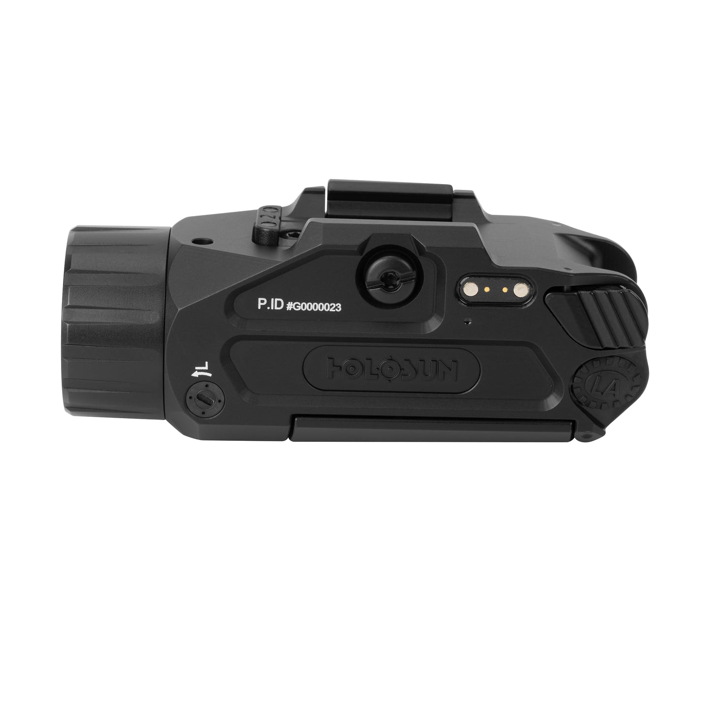 HOLOSUN P.ID-Plus – Pistol Light with Green Laser, 900 Lumen Weapon Light, Plus Mode Dual Activation, Magnetic USB Charging, IPX8 Waterproof, Picatinny Mount
