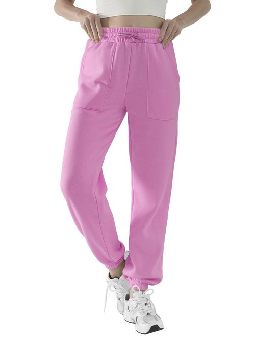 DITOK Sweatpants for Women 3 Pack, Fleece Lined Athletic Joggers with Pockets, Baggy Comfy Lounge Pants for Workout