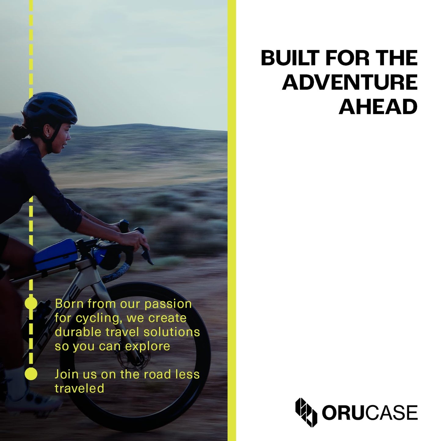 ORUCASE Smuggler HC Bike Handlebar Bag - Waterproof Bike Bags for Bicycles - Insulated Storage Bicycle Bag - Durable Front Bike Pouch - 3 L - Glaucous