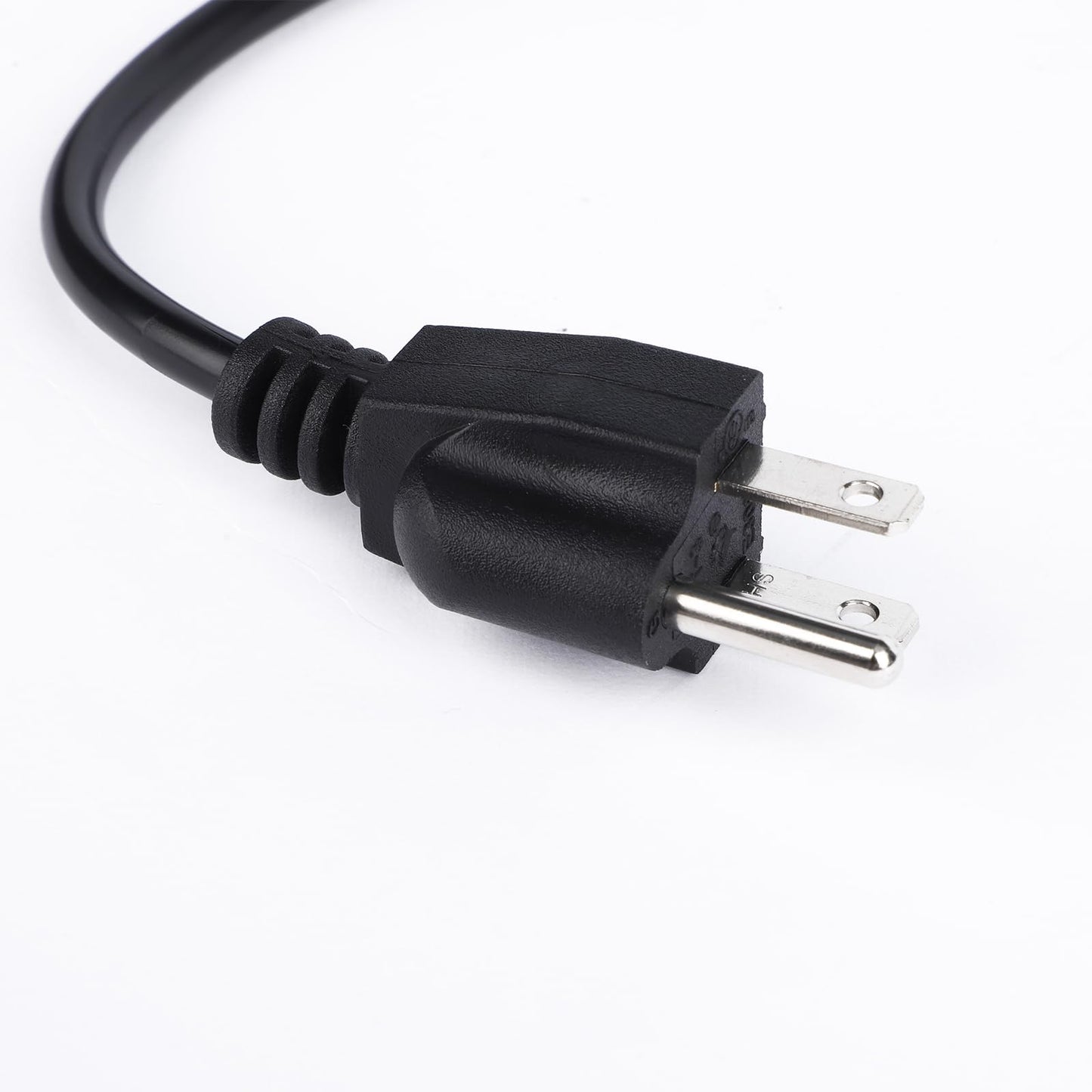 DROK 4FT Power Cable 3 Prong Grounding Plug, AC Power Cord Extension Cord with Switch On/Off and Fork Terminal Connectors, AC/DC Adapter 18 AWG for Electrical Testing, AC to DC Converter 110V to 12V